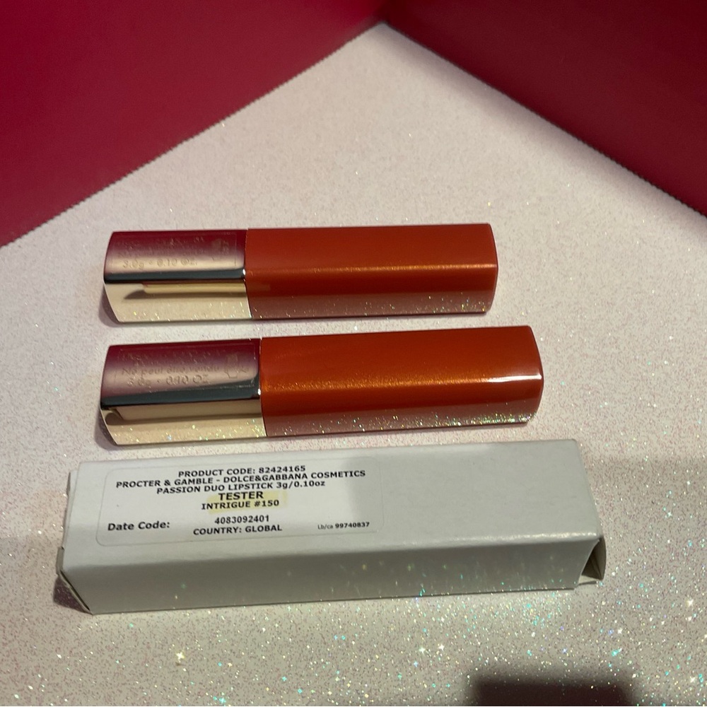 2-Dolce & Gabbana Passion Duo  Lipstick in INTRIGUE #150
